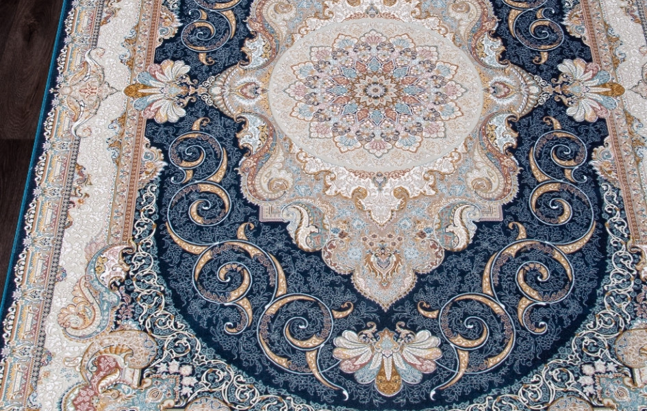 Ковер 144 - DARK BLUE - Прямоугольник - коллекция FARSI 1500