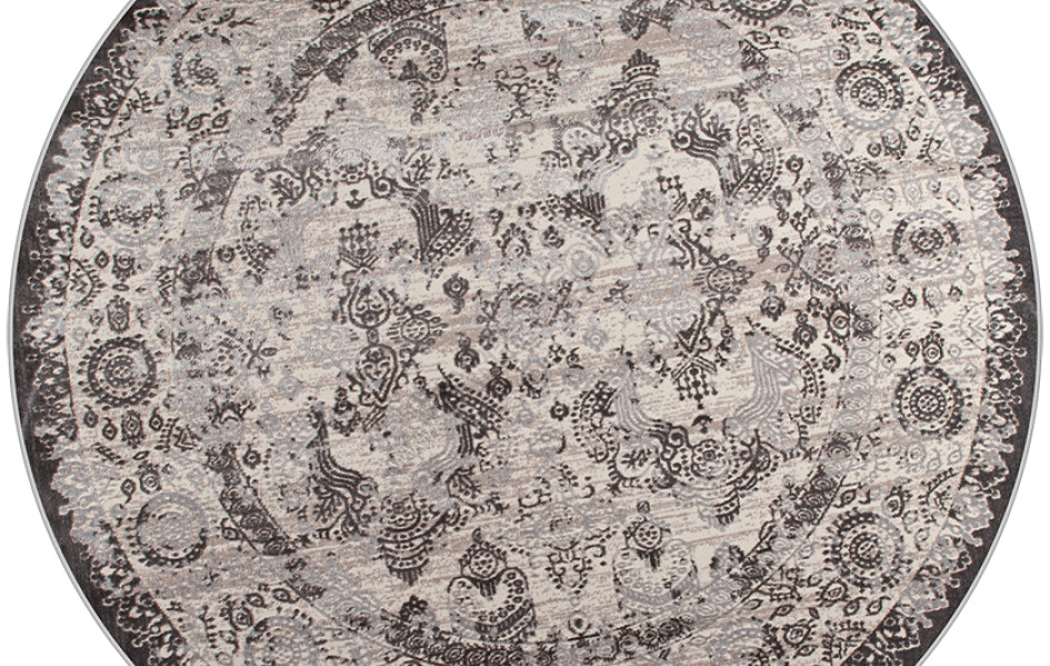Rimma Lux 36903A DAIRE CREAM / GREY круг