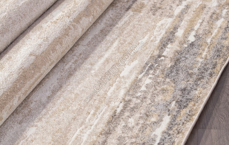 Российский ковер D983 - BEIGE - Прямоугольник - коллекция NATUREL