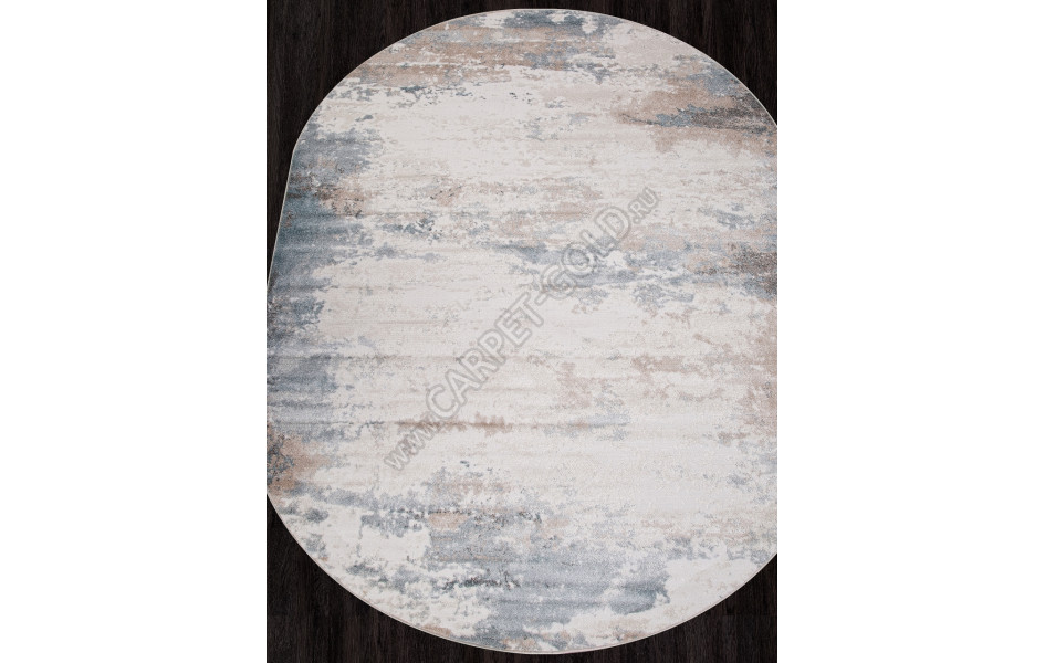 Ковер D994 - BEIGE-BLUE - Овал - коллекция NATUREL