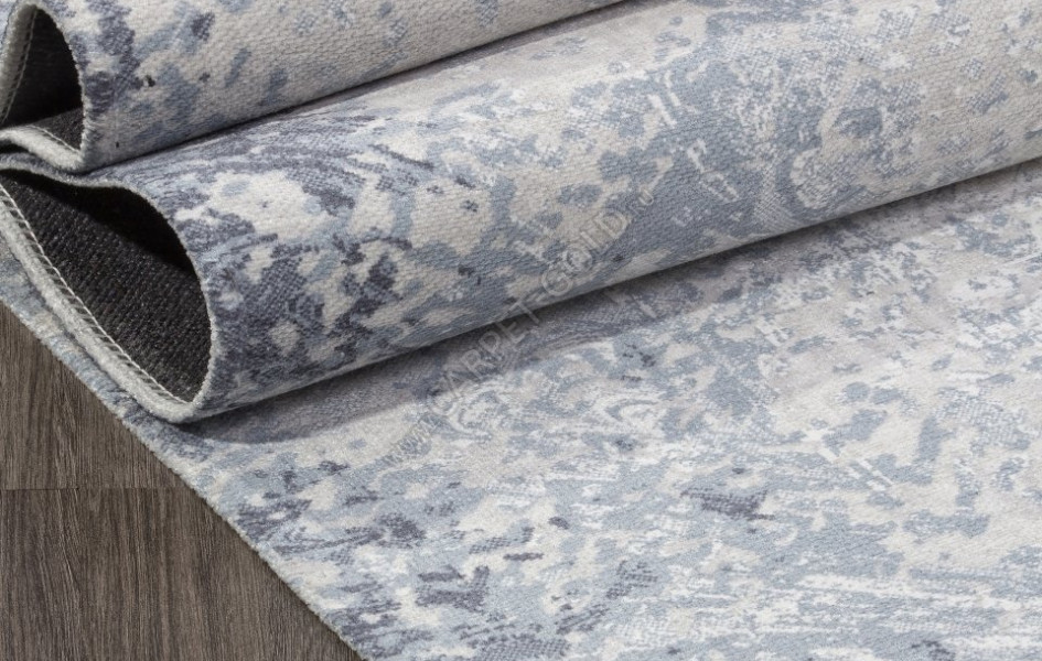 Ковер AB189A - GREY / BLUE - Прямоугольник - коллекция LOTUS