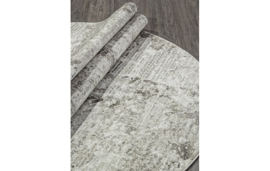Ковер F152 - BEIGE-BROWN - Овал - коллекция TORNADO