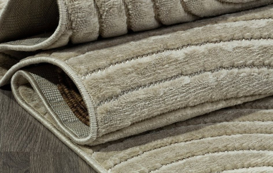 Ковер D798AP - BEIGE / BEIGE - Прямоугольник - коллекция JUNO
