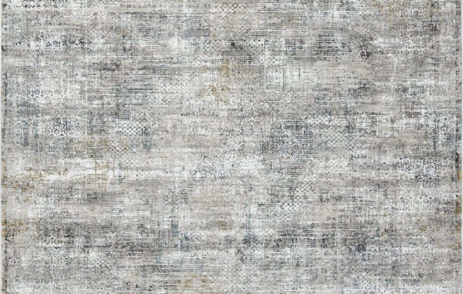 Ковер C270AJ - GREY / BLUE - Прямоугольник - коллекция LORENZO
