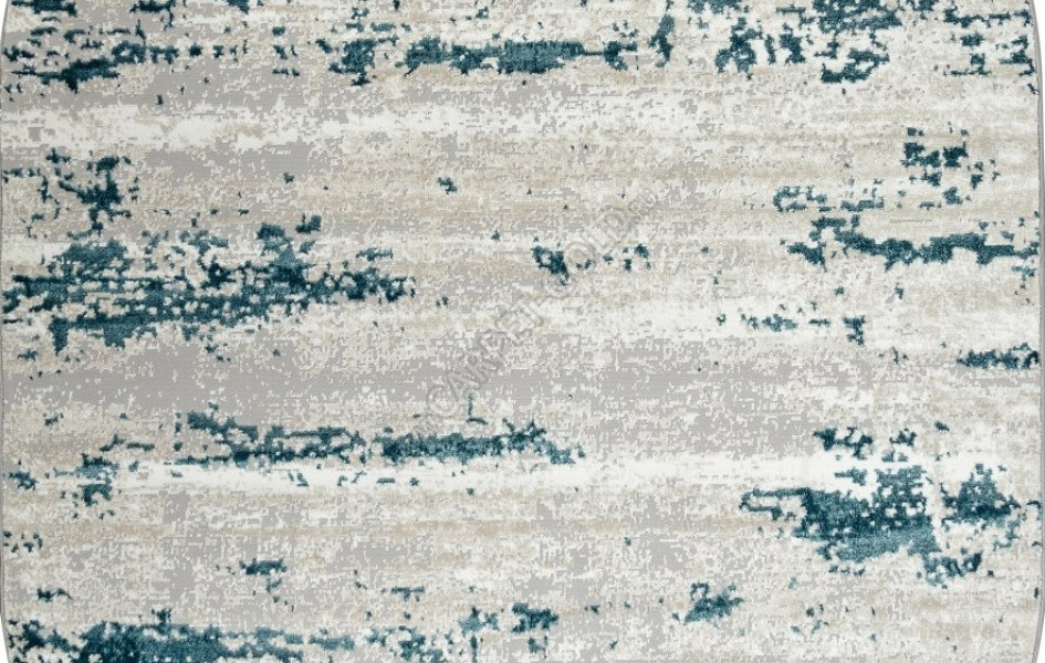 Ковер F298 - GRAY - Овал - коллекция PALERMO