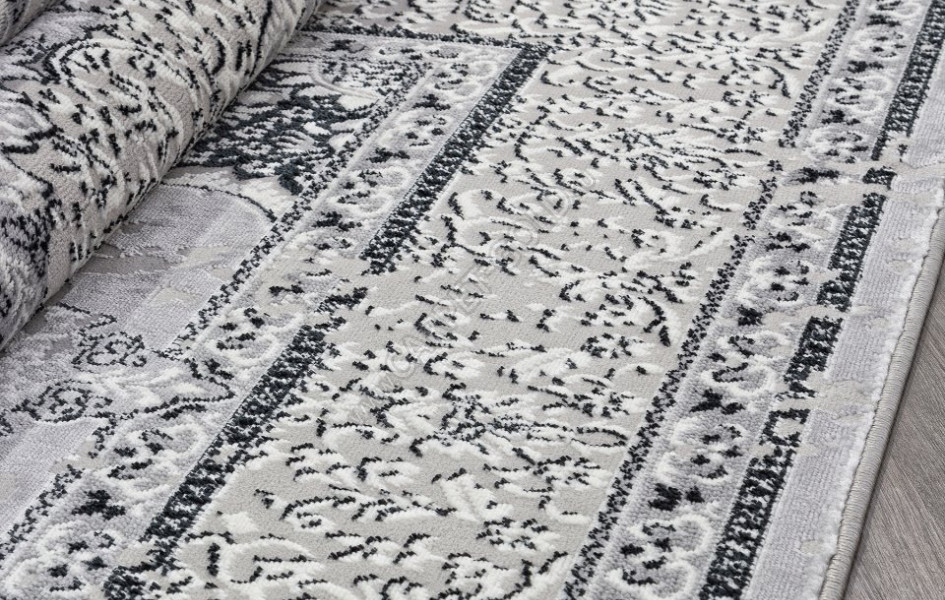 Ковер F294 - DARK GRAY - Прямоугольник - коллекция PALERMO