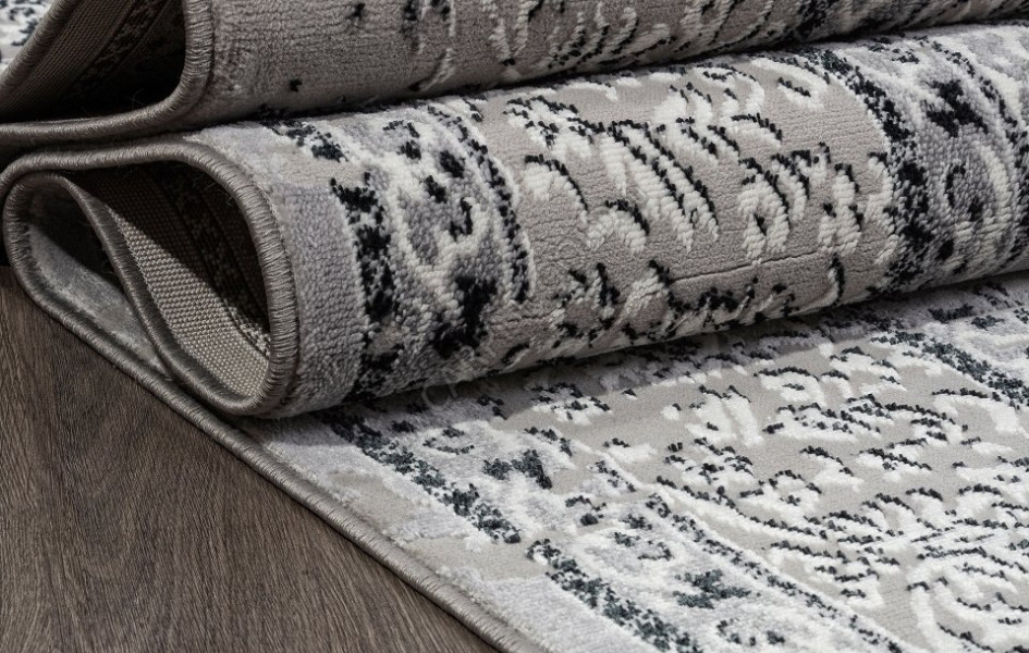 Ковер F294 - DARK GRAY - Прямоугольник - коллекция PALERMO