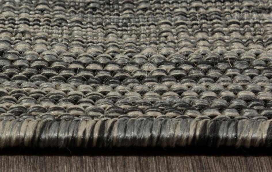 Ковер S008 - DARK GRAY - Прямоугольник - коллекция KAIR