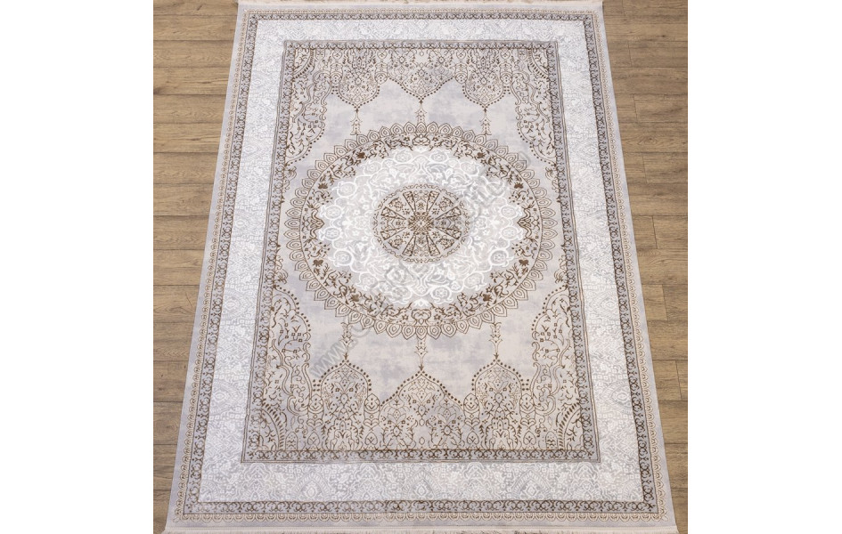 КОВРЫ ДИЗАЙН N891A ЦВЕТ WHITE / BEIGE_1 Prado