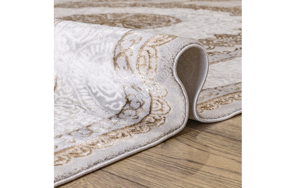 КОВРЫ ДИЗАЙН N891A ЦВЕТ WHITE / BEIGE_1 Prado